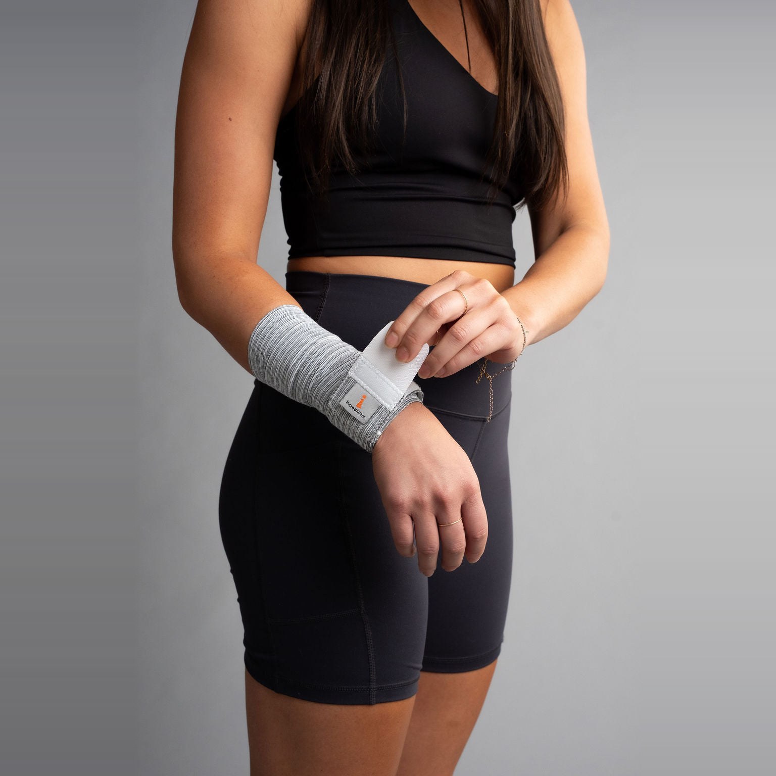 Bandage Wrap vikles rundt håndleddet